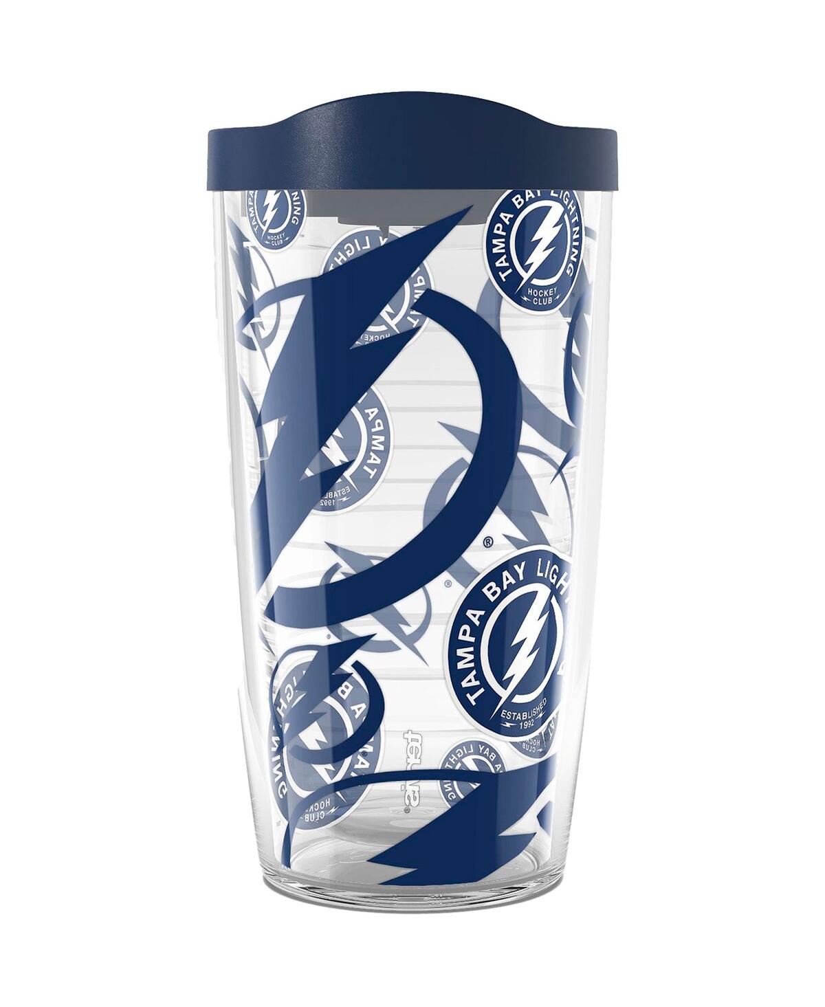 Tervis Tumbler Tampa Bay Lightning 16 oz Allover Classic Tumbler In Clear