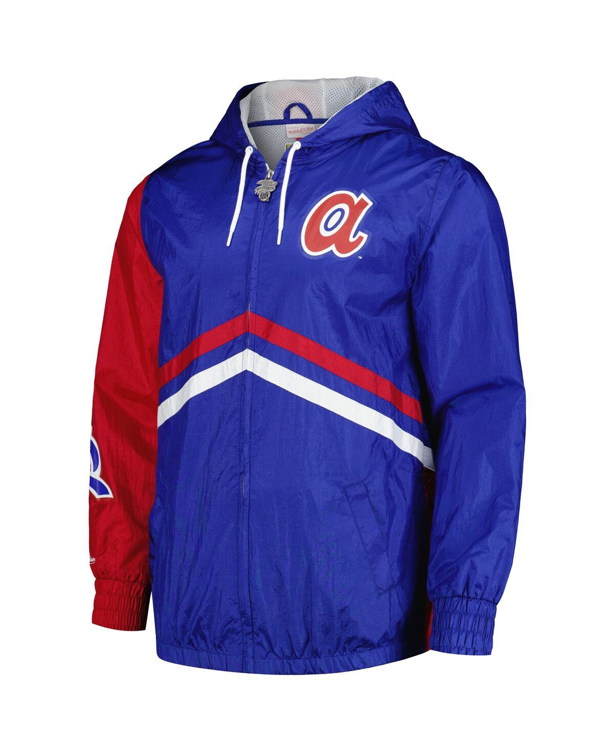 Men's Mitchell & Ness Heathered Gray Chicago Cubs Cooperstown Collection  Pullover Sweatshirt