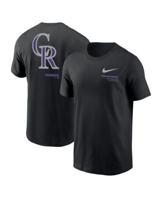 Men's Black Colorado Rockies Over the Shoulder T-shirt