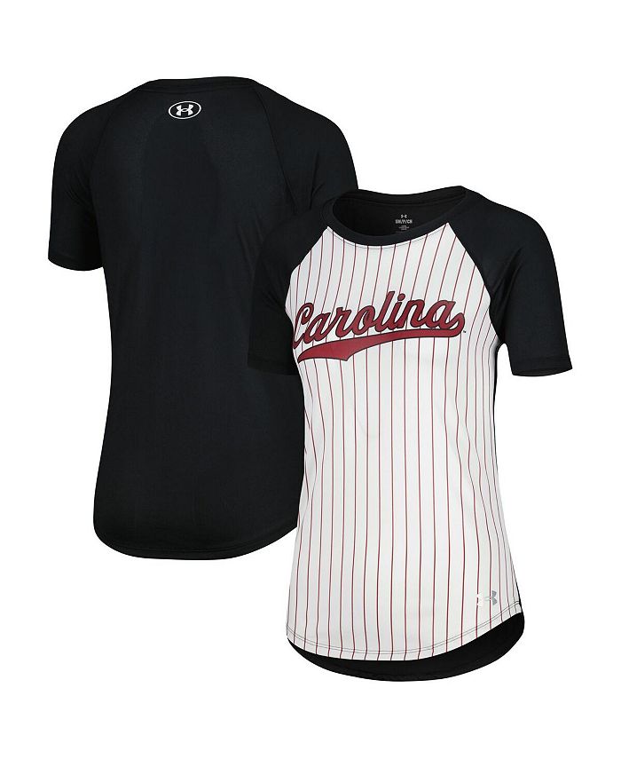 Under Armour Women's White Gameday Pinstripe Raglan Tshirt Macy's