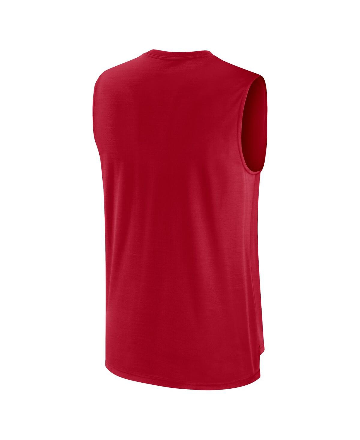 Nike Red Tampa Bay Buccaneers Muscle Trainer Tank Top In Red