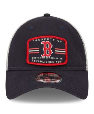 Men's Navy Boston Red Sox Property Trucker 9TWENTY Snapback Hat
