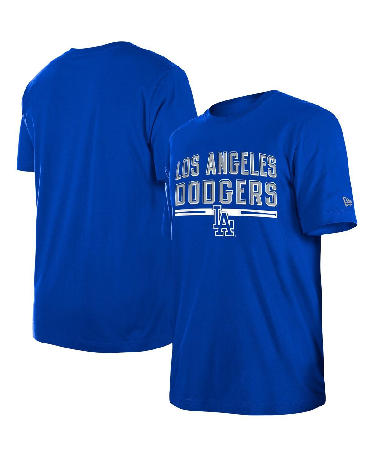 Shop New Era Men's  Royal Los Angeles Dodgers Batting Practice T-shirt