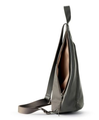 Women's Geo Sling Leather Backpack