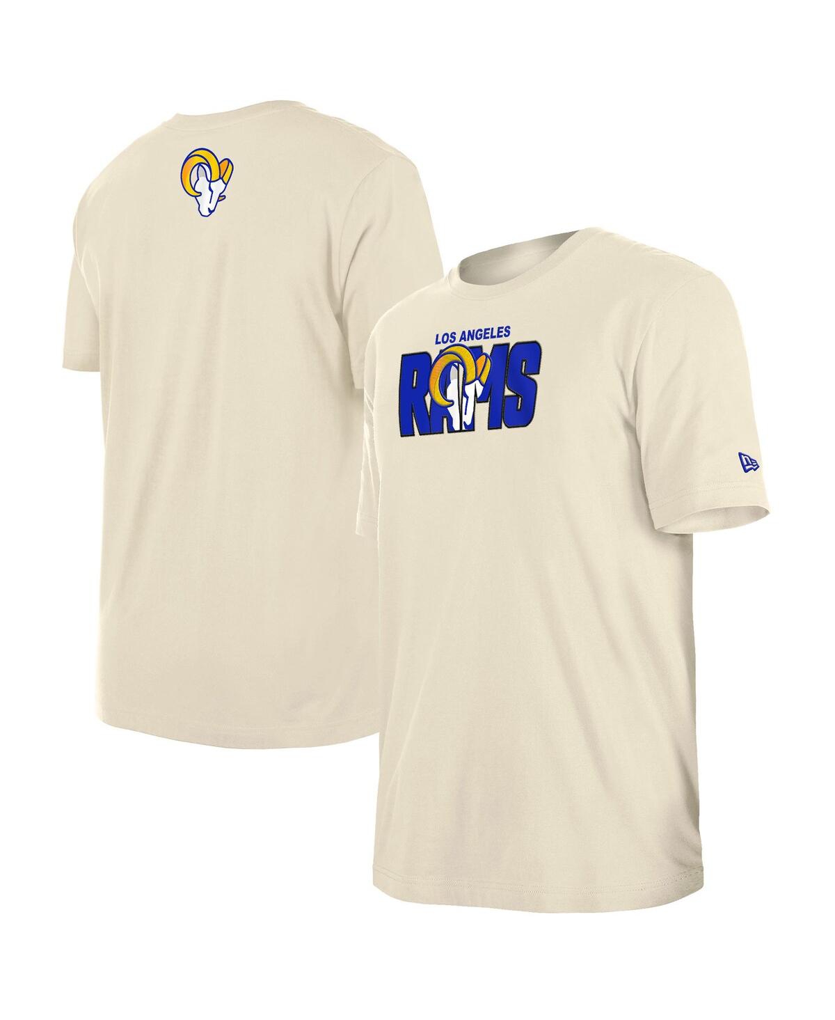 New Era Men's  Cream Los Angeles Rams 2023 Nfl Draft T-shirt