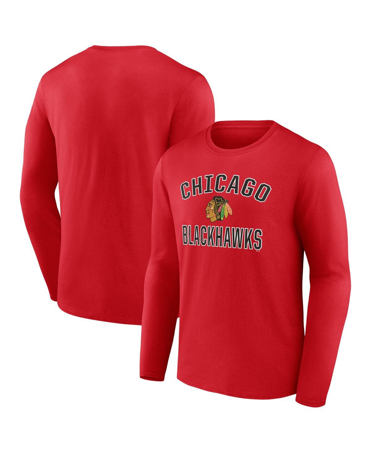 Chicago Blackhawks Fanatics Branded Long Sleeve T-Shirt - Mens