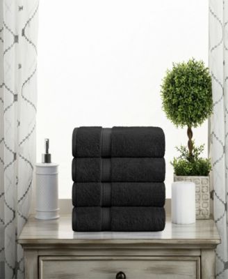 100% Egyptian Cotton 4-Piece Hand Towel Set