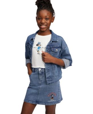 Tommy Hilfiger Tommy Hilfiger x Disney Toddler Girls Mickey Denim Jacket Macy s