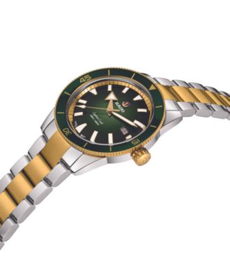 Men's Swiss Automatic Captain Cook Two-Tone Stainless Steel Bracelet Watch 42mm