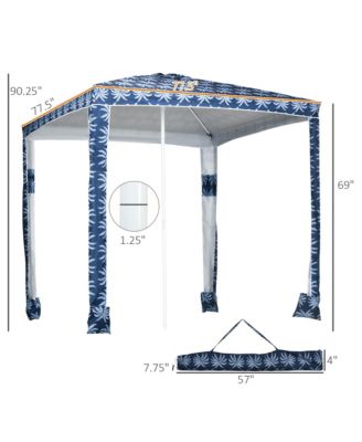 6.5' Weighted Cabana Beach Umbrella w/ bags, Carry Bag,