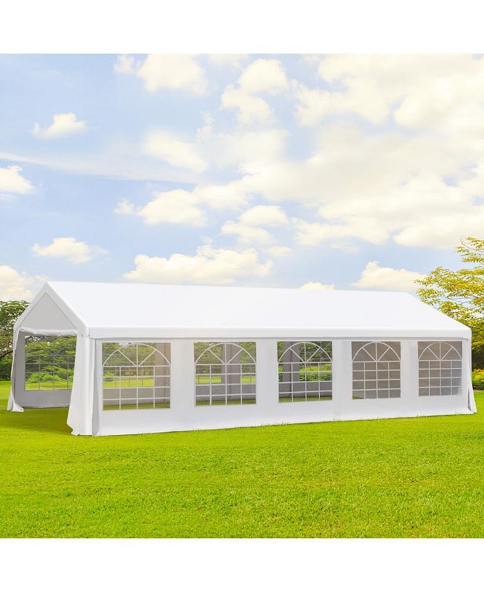 Outsunny 32' x 20' Large Outdoor Carport Canopy Party Tent with