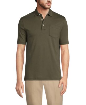 Men's Short Sleeve Cotton Supima Polo Shirt with Pocket