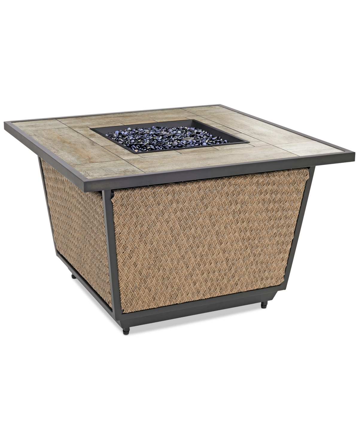 Agio Astaire Outdoor Firepit, Created For Macy's In Dark Brown