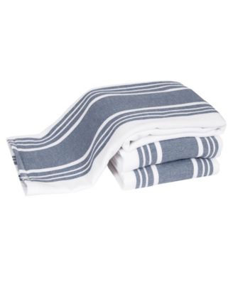 Stripe Dual Sided Woven Kitchen Towel, Set of 3