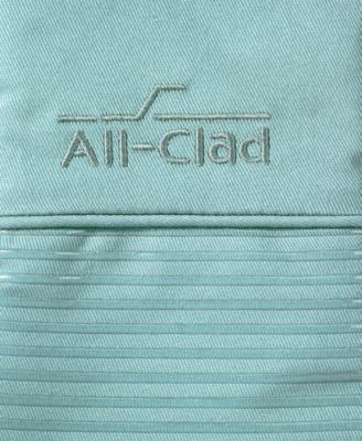 Ribbed Silicone Cotton Twill Oven Mitt, Set of 2