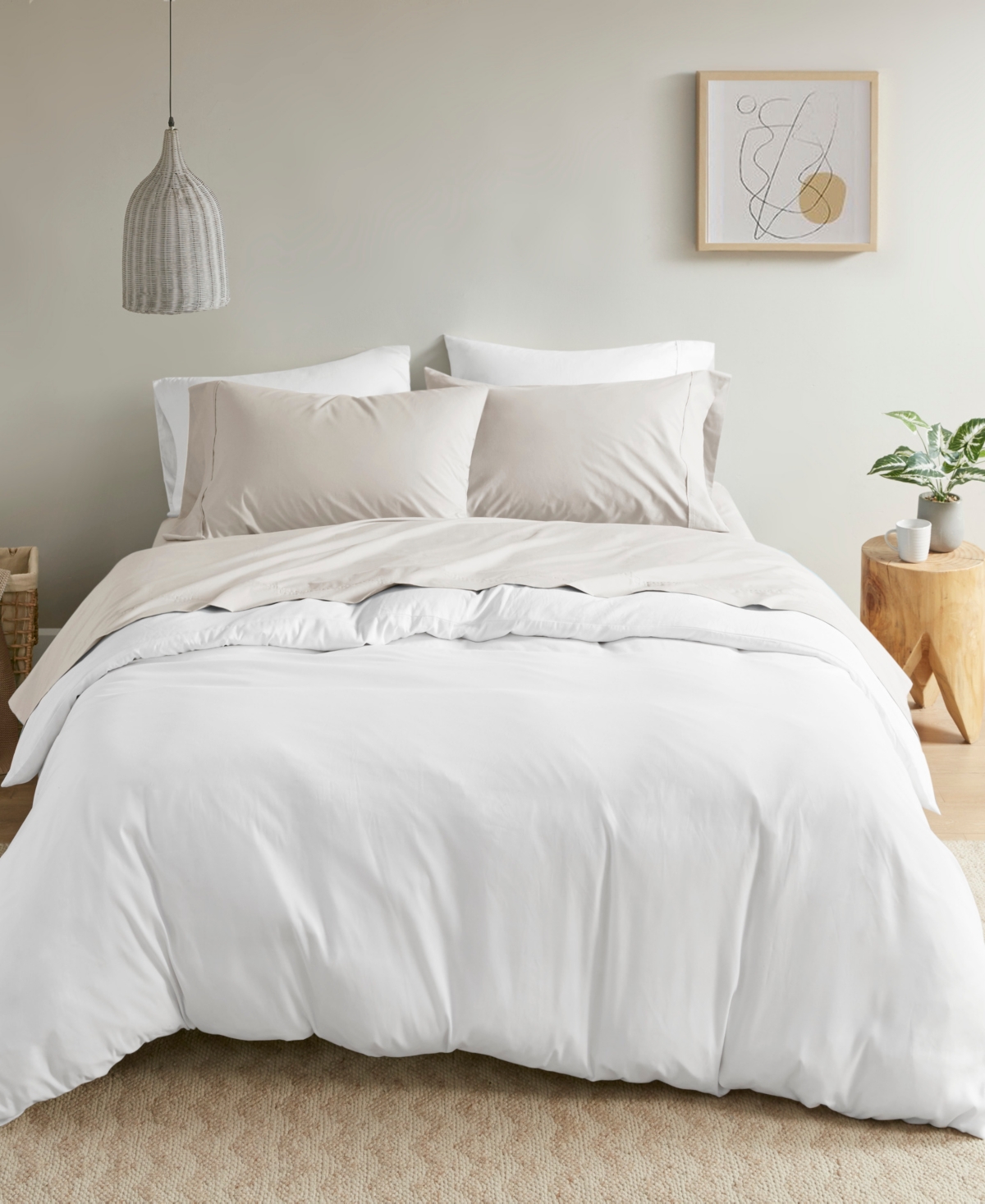 Madison Park Peached Cotton Percale 4-Pc. Sheet Set