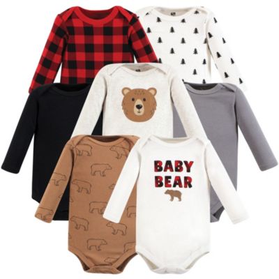 Baby Boys Hudson Long-Sleeve Cotton Bodysuit Collection 7-Piece Set