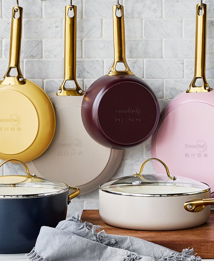 GreenPan Padova Healthy Ceramic Nonstick Cookware Set, 10 Piece Macy's