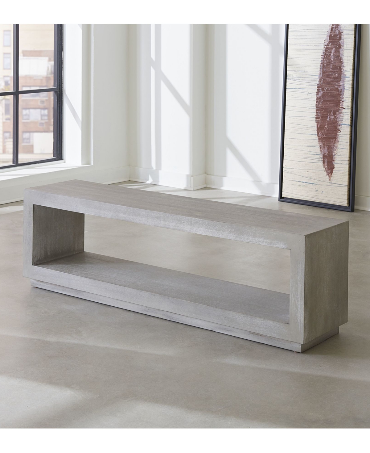 Macy's Tivie Dining Bench In Brown