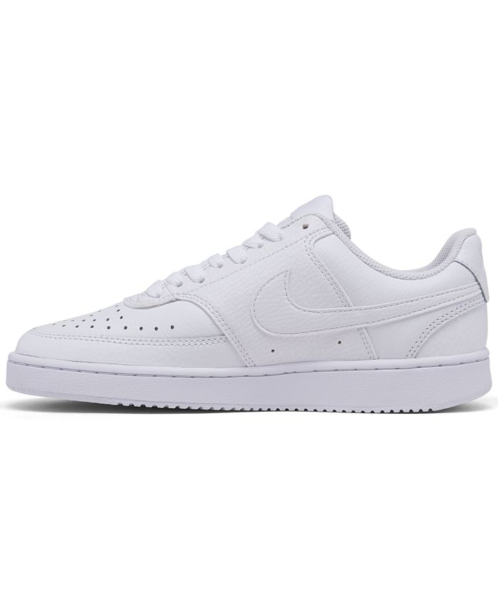 Nike Women's Court Vision Low Casual Sneakers from Finish Line - Macy's