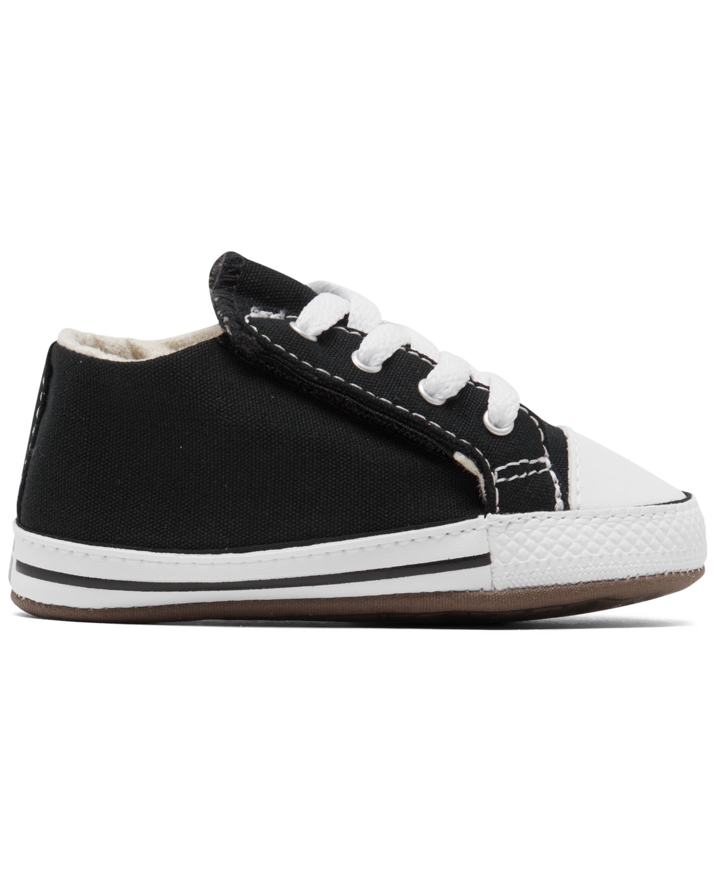 Ботинки Converse Chuck Taylor All Star Cribster Crib Booties from Finish Line для малышей, цвет: Чёрный — фото 2