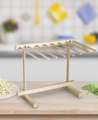 Collapsible Pasta Drying Rack, Made in Italy, Wood, 13.36" x 11.5", The Italian Market Original since 1906