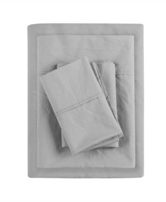 Peached Cotton Percale 4-Pc. Sheet Set, Full