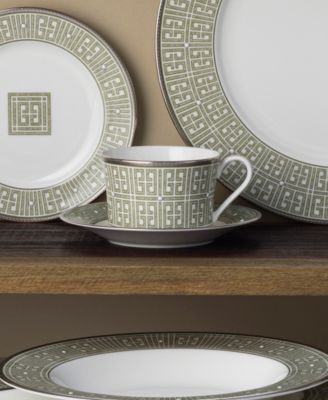 Infinity Green Platinum 4 Piece Cup Set, Service for 4