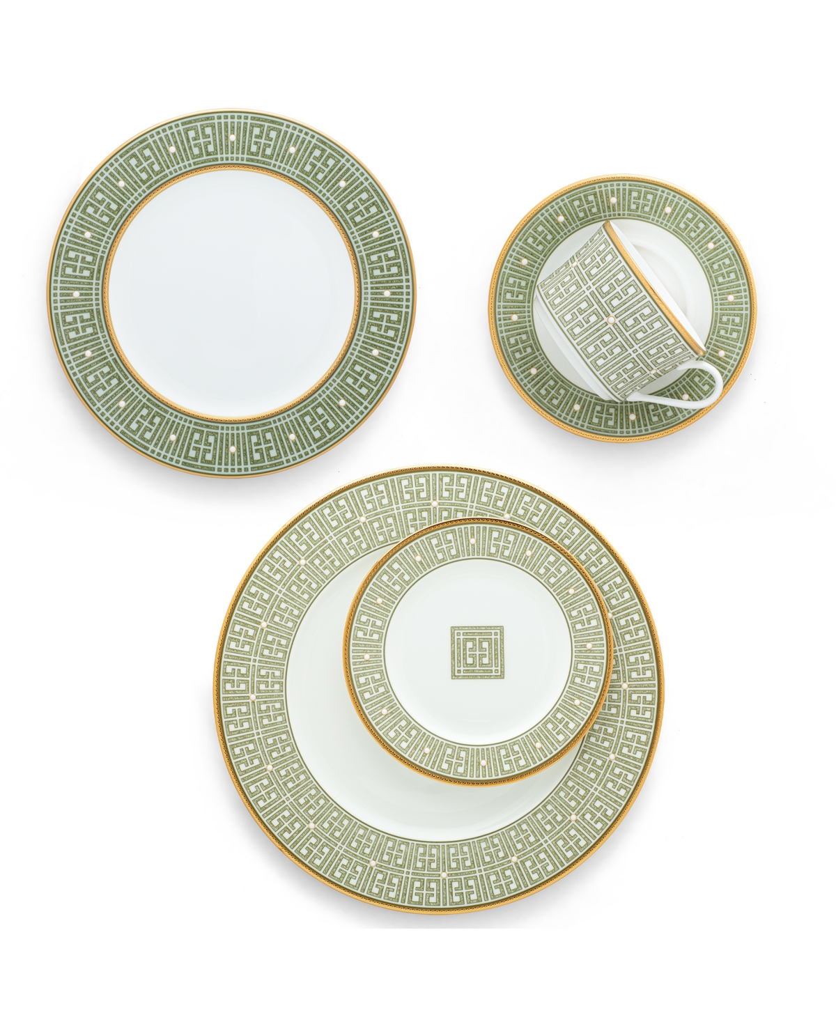 Noritake Infinity 4 Piece Bread Butter/Appetizer Plate Set, Service for 4