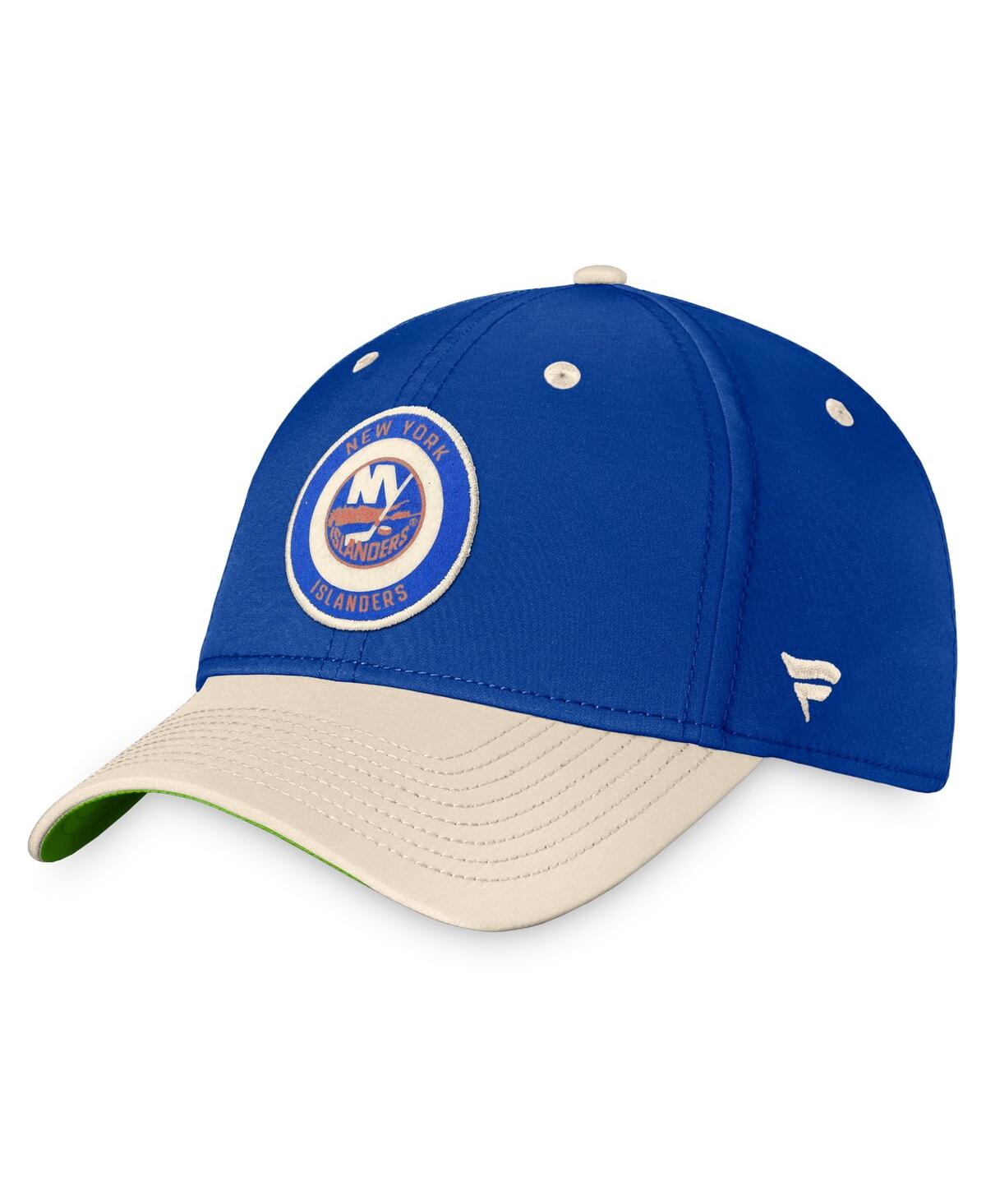 Men's Fanatics Khaki New York Islanders True Classics Retro Flex Hat - Khaki