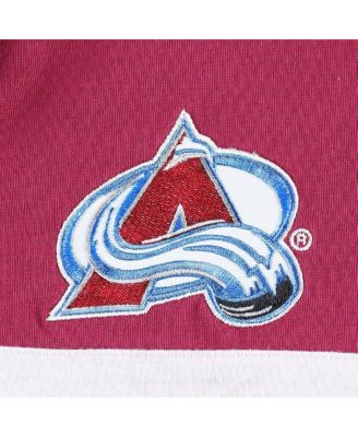 Men's Burgundy Colorado Avalanche Walter Lace-Up Long Sleeve Top