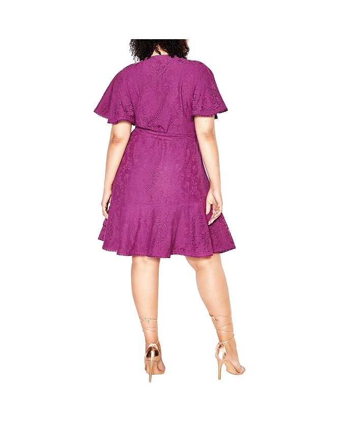 CITY CHIC Trendy Plus Size Sweet Love Lace Dress Macy's