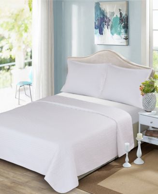 CLOSEOUT! Brick Quilted Coverlet, Full/Queen