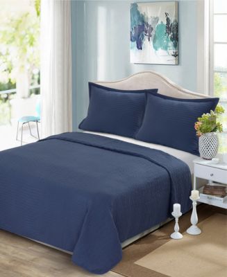 CLOSEOUT! Brick Quilted Coverlet, Twin