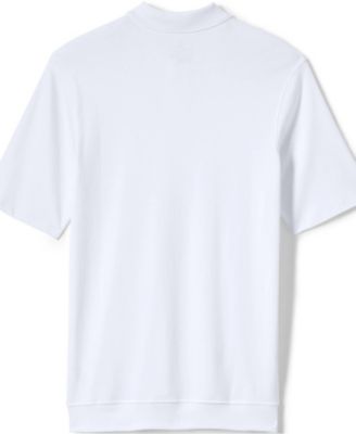 Girls School Uniform Short Sleeve Banded Bottom Polo Shirt