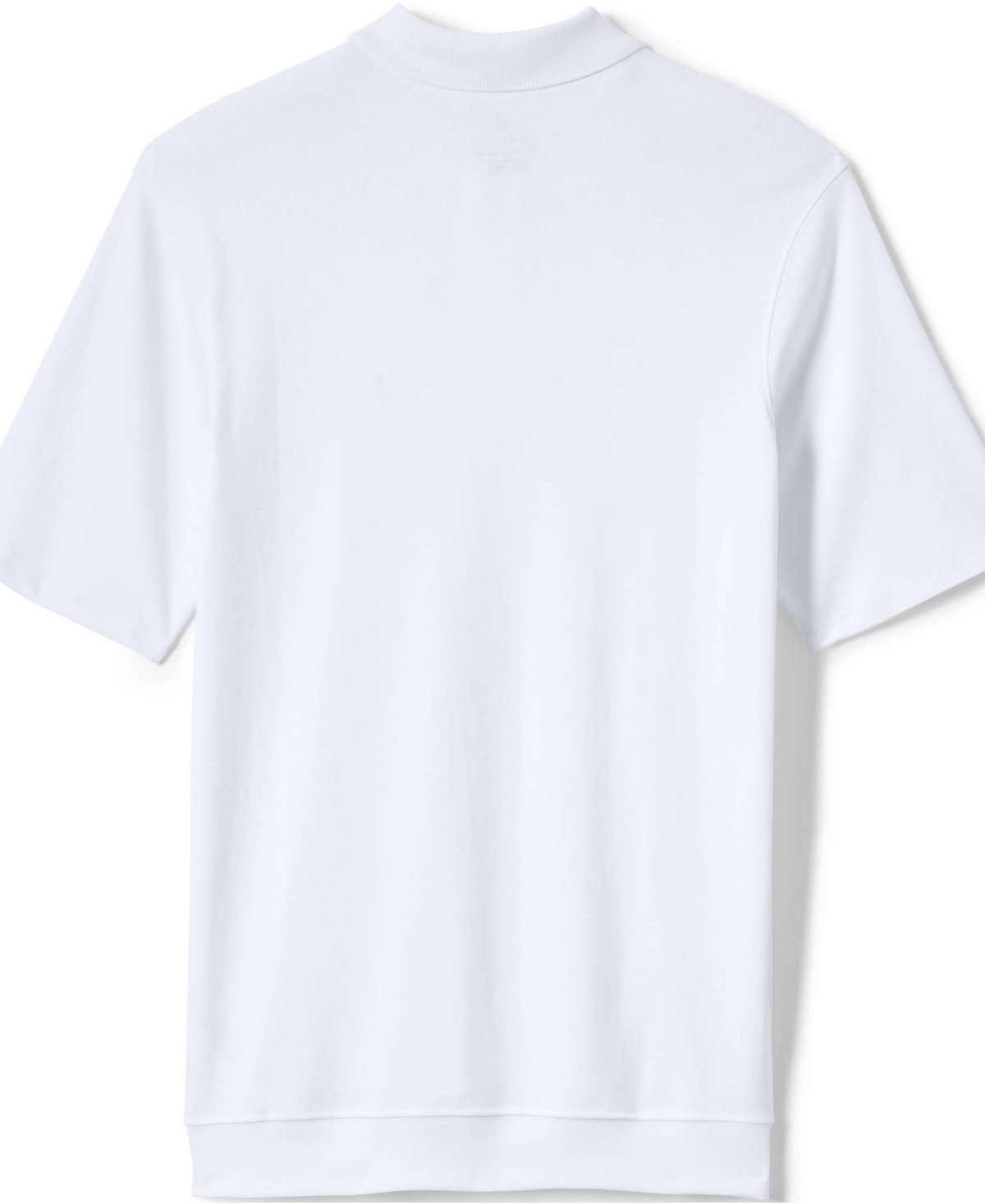 Lands' End Girls School Uniform Short Sleeve Banded Bottom Polo Shirt
