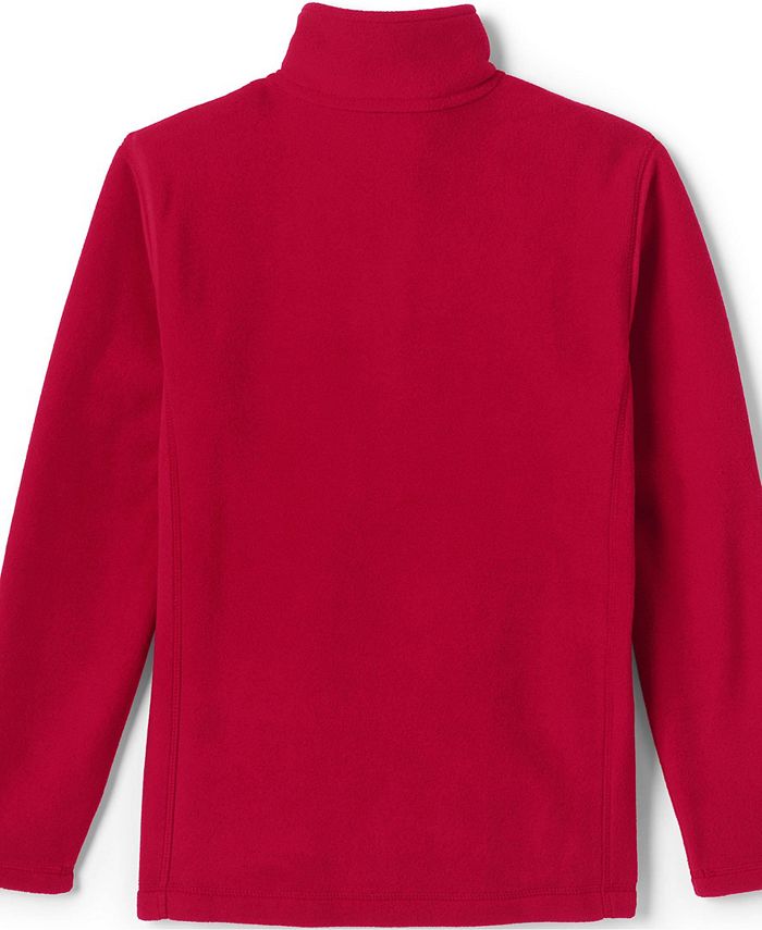 Lands' End School Uniform Kids FullZip MidWeight Fleece Jacket Macy's