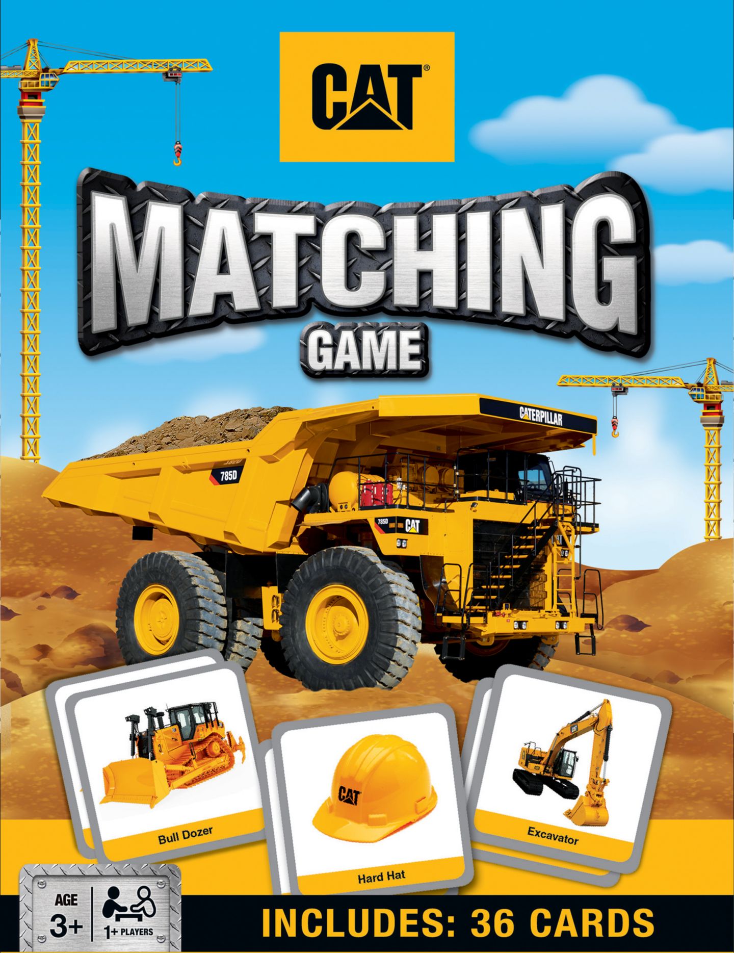 MasterPieces Puzzles Детские игрушки Masterpieces Officially Licensed CAT Matching Game for Kids, цвет: Разноцветный — фото 1