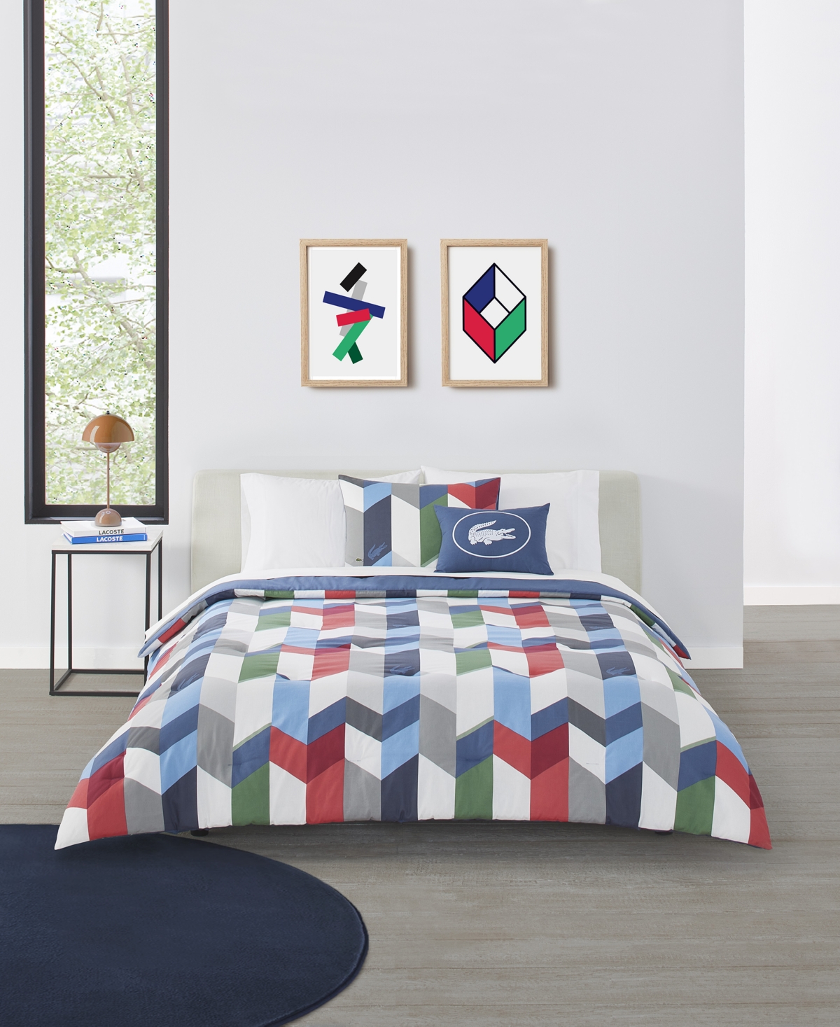 Lacoste Home Beaumont Comforter Set, Twin/twin Xl In Multi