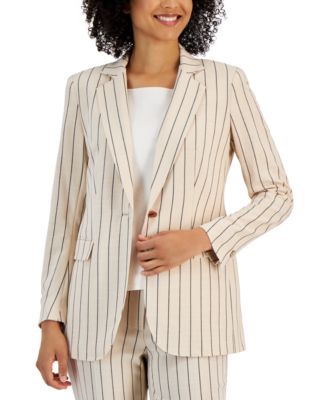 Anne Klein - Women's One-Button Notch-Collar Jacket