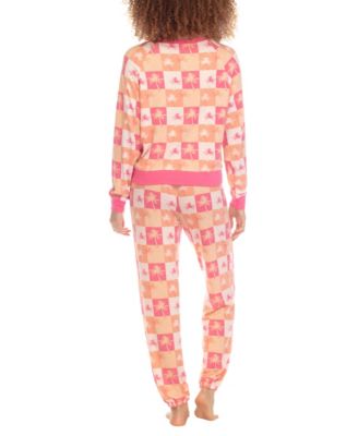 Women's Printed Brushed Jersey Lounge Set