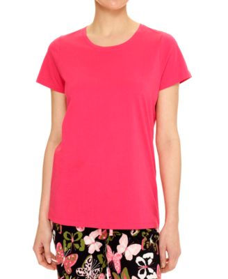 Hue - Women's Scoop-Neck Short-Sleeve Pajama Top