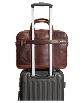 Men's Buffalo Double Compartment Briefcase for 15.6" Laptop and Tablet