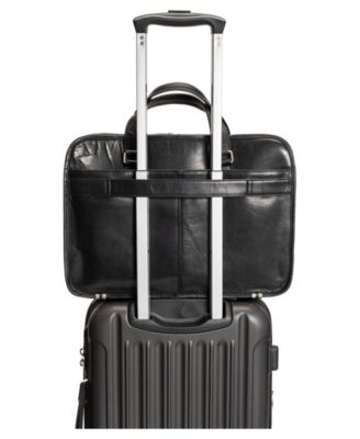 Men's Buffalo Triple Compartment Briefcase for 15.6" Laptop and Tablet