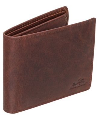 Men's Buffalo RFID Secure Wallet with Coin Pocket