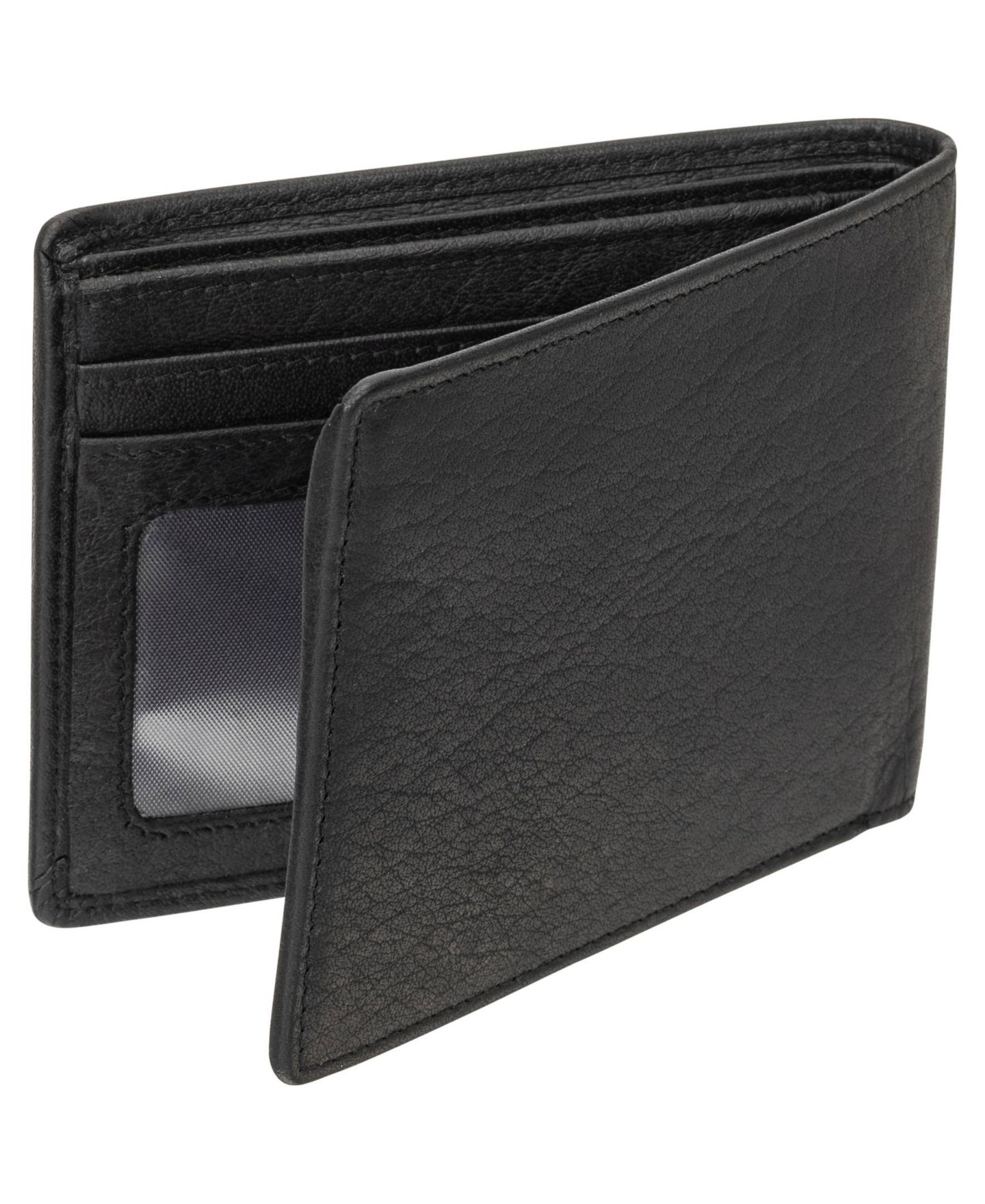 Мужской кошелёк Mancini Buffalo RFID Secure Billfold Wallet, цвет: Чёрный — фото 2