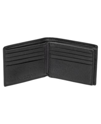 Men's Buffalo RFID Secure Center Wing Wallet with Coin Pocket