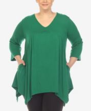 Green Plus Size Tops for Women Macy s