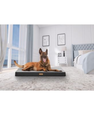 Dream Pet Mattress | Large to Extra Large Pet Mattress | 2-in-1 Cool Gel Infused with High Density foam | Rectangle Pet Mattress