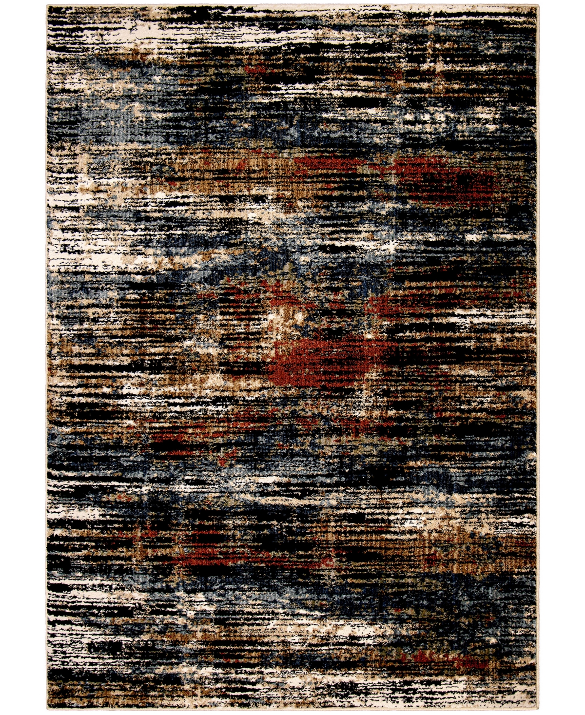 Orian Adagio Redland 5'1in x 7'6in Area Rug - Black